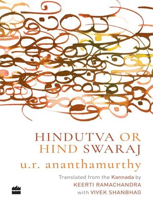 cover image of Hindutva or Hind Swaraj